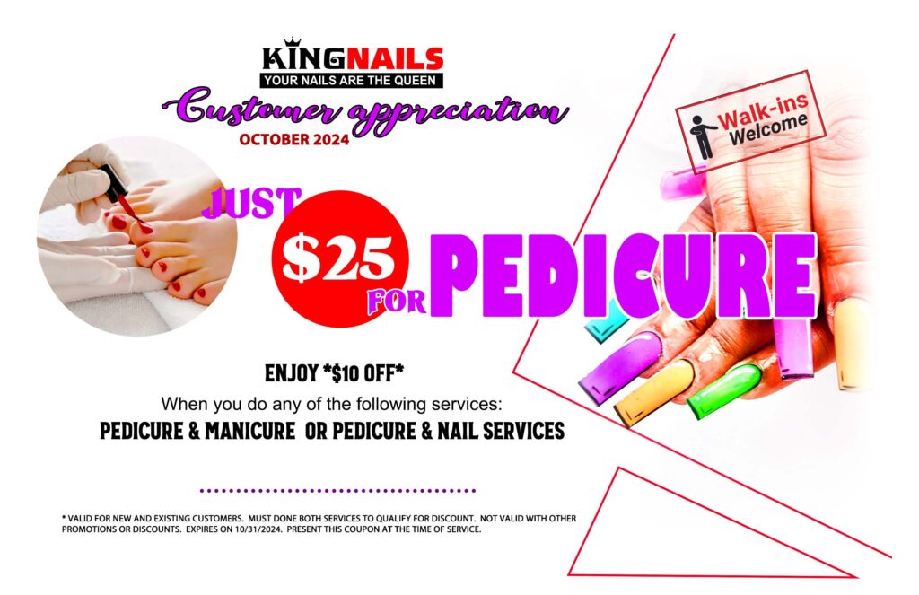 king nails offer